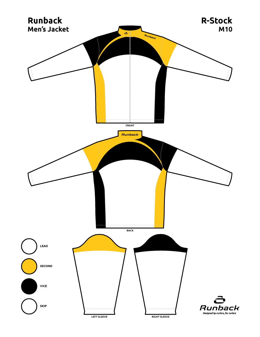 Runback Curling Jacket Stock Design M10