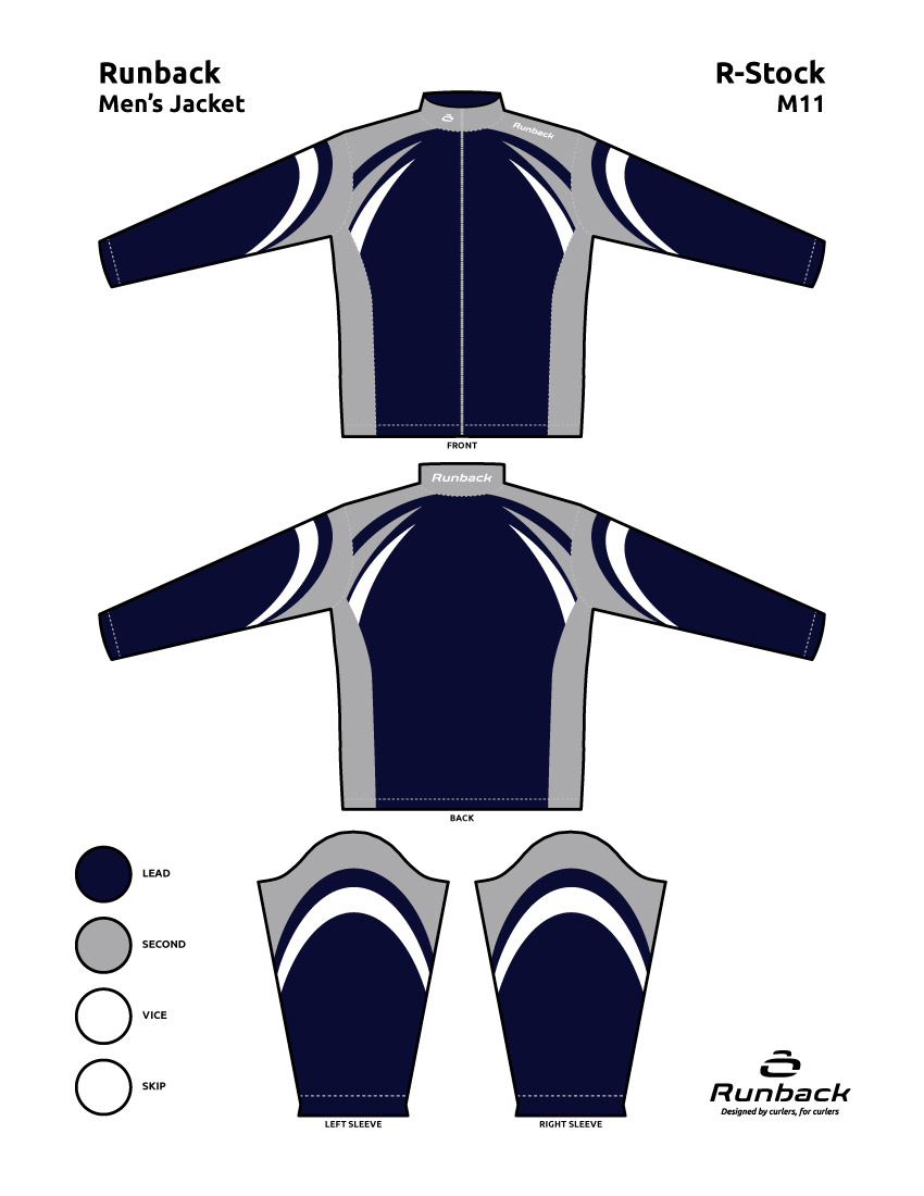 Runback Curling Jacket Stock Design M11