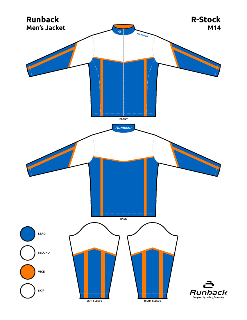 Runback Curling Jacket Stock Design M14