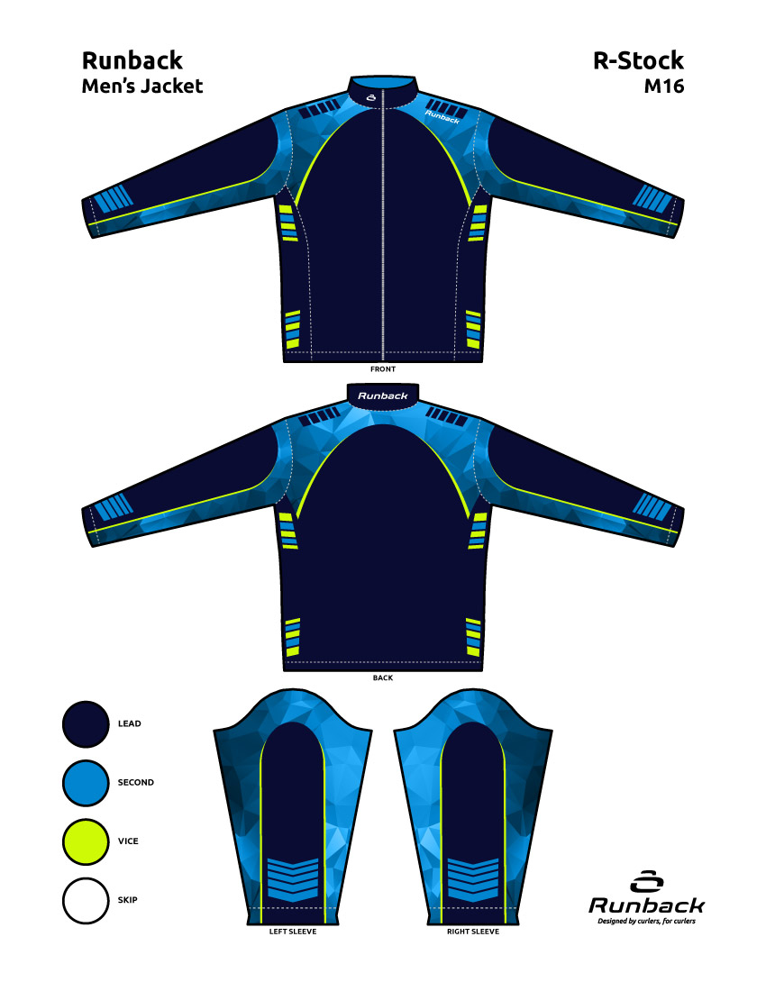 Runback Curling Jacket Stock Design M16