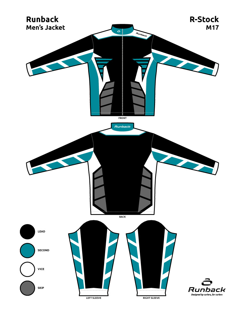 Runback Curling Jacket Stock Design M17