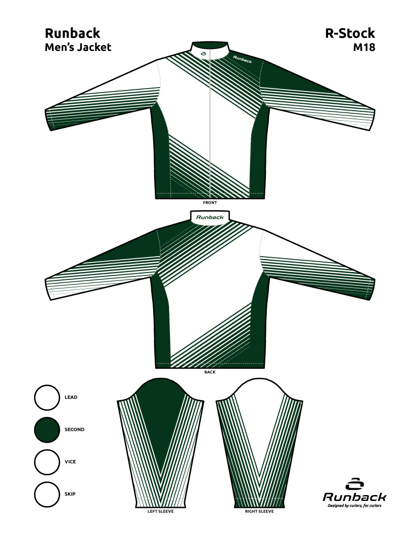 Runback Curling Jacket Stock Design M18