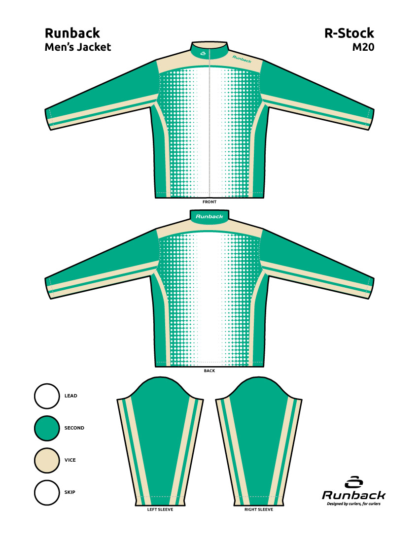 Runback Curling Jacket Stock Design M20