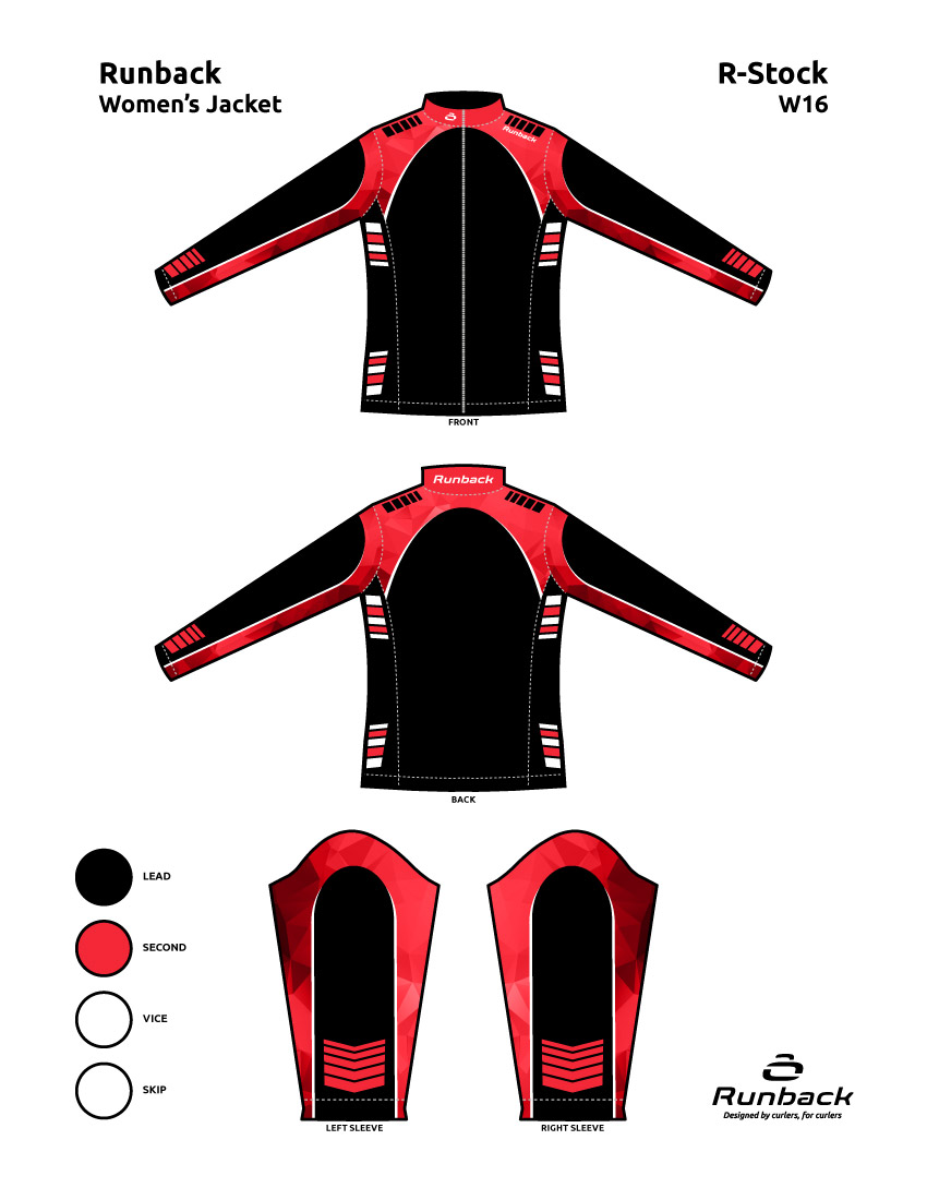 Runback Curling Jacket Stock Design W16